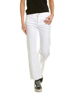Rosalie White High-Rise Wide Leg Jean Women