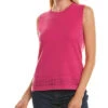 Placed Pattern Wool-Blend Tank Women