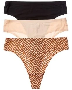 Splendid 3pk Wide Side Thong Women