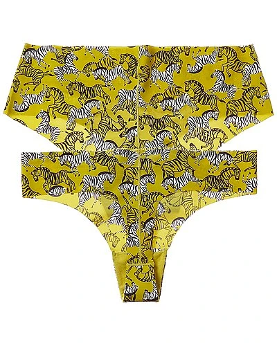 DKNY 2pk Litewear Cut Anywhere Thong & Bikini Women 4 DKNY 2pk Litewear Cut Anywhere Thong & Bikini Women - Image 2