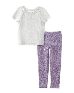 Splendid 2pc Twinkle Leopard Legging Set Kids