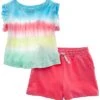 Splendid 2pc Lovely Day T-Shirt & Short Set Kids -Sale Clothing Store 1511126103 RLLD 1