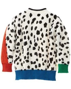 STELLA MCCARTNEY Olorblocked Dalmatian Wool-Blend Cardigan Kids -Sale Clothing Store 1511144402 RLLD 2