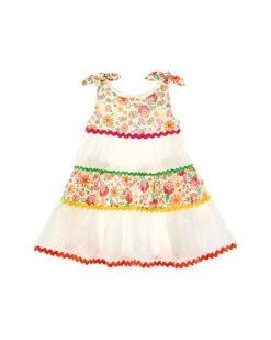 Gauze Tiered Dress Kids