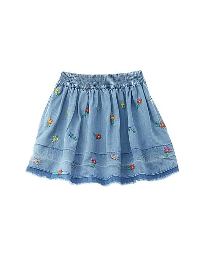 STELLA MCCARTNEY Tiny Flowers Denim Skirt Kids 3 STELLA MCCARTNEY Tiny Flowers Denim Skirt Kids