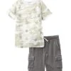 Splendid 2pc Star Camo T-Shirt & Short Set Kids -Sale Clothing Store 1511176809 RLLD 1