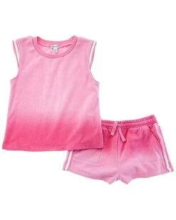 Splendid 2pc Dip-Dye Terry Tank & Short Set Kids