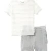 Splendid 2pc Space Dye Stripe Top & Short Set Kids -Sale Clothing Store 1511176830 RLLD 1