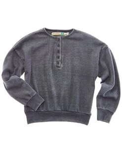 Button Henley Kids