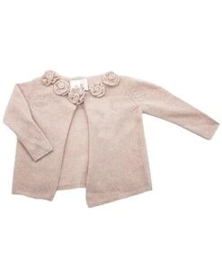 Flowers Cashmere Cardigan Kids