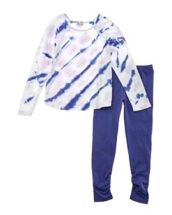 Sale Clothing Store 12 Splendid 2pc Zebra Tie-Dye Top & Legging Set Kids
