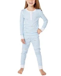 2pc Hathi Gingham Pajama Set Kids