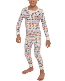 2pc Bands Weave Pajama Set Kids