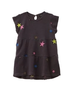 Colored Stars Ruffle Dress Kids