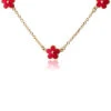 Frosted Flowers 14K Plated Enamel Necklace Kids -Sale Clothing Store 6020037444 RLLD 1