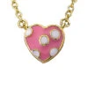 14K Plated Enamel Heart Necklace Kids 2 14K Plated Enamel Heart Necklace Kids -Sale Clothing Store 6020899251 RLLD 1